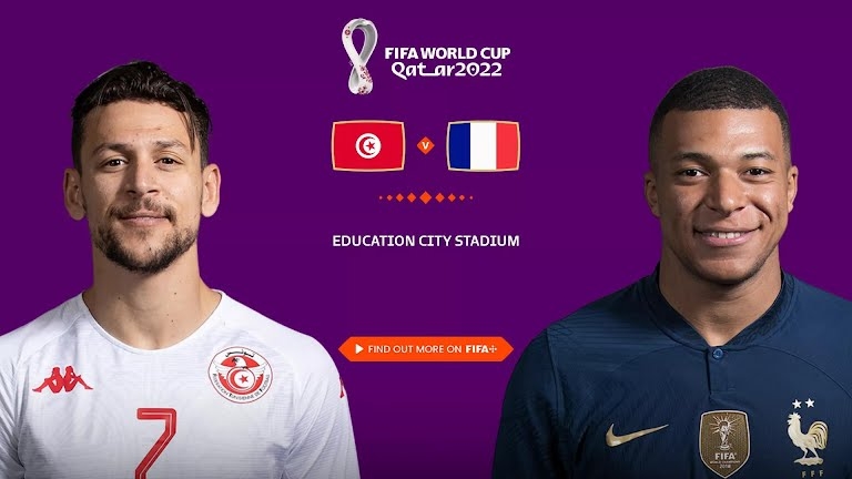 Xem trực tiếp Tunisia vs Pháp, VTV, 22h00 ngày 30/11, World Cup 2022 trên kênh nào?