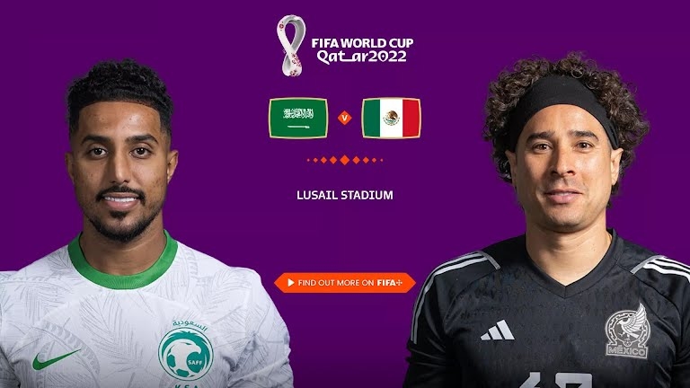 Xem trực tiếp Ả rập Xê út vs Mexico, VTV, 02h00 ngày 01/12, World Cup 2022 trên kênh nào?