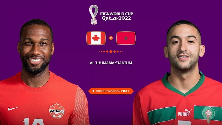 Xem trực tiếp Canada vs Ma Rốc, VTV, 22 giờ ngày 1/12, World Cup 2022 trên kênh nào?
