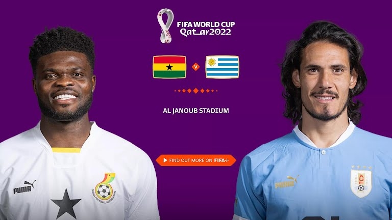 Xem trực tiếp Ghana vs Uruguay, VTV, 22h00 ngày 2/12, World Cup 2022 trên kênh nào?
