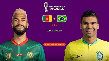 Link xem trực tiếp Cameroon vs Brazil, VTV, 02h00 ngày 03/12, World Cup 2022