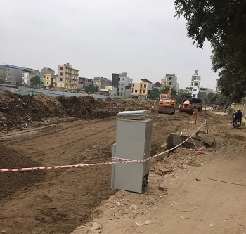 Bắc Ninh: Chưa được cấp giấy phép xây dựng, dự án chợ Phương Cầu đã triển khai thi công hạ tầng