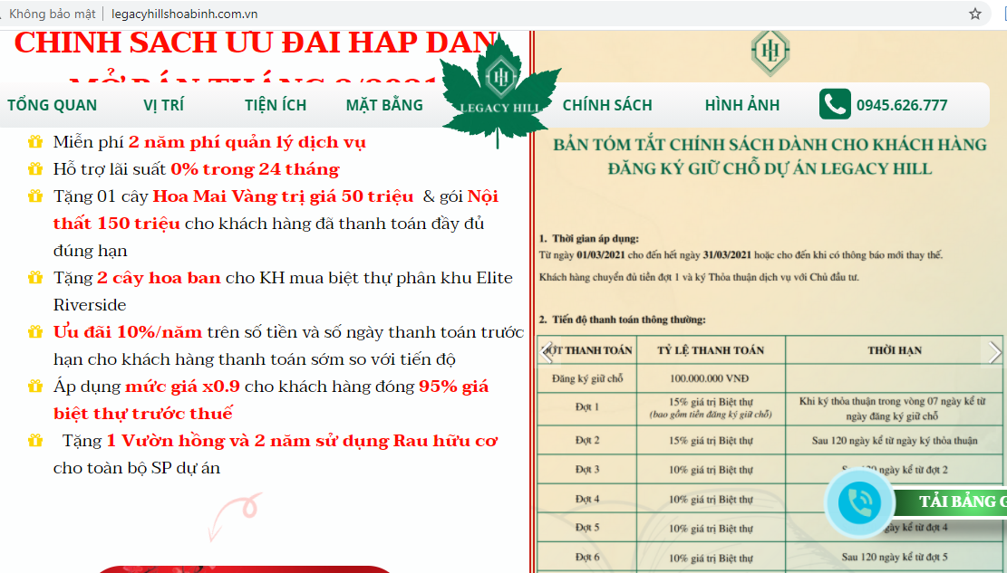 Điều ít biết về chủ đầu tư Dự án Legacy Hill Hòa Bình