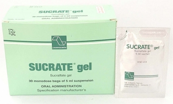 Thuốc Sucrate gel của Dược phẩm Trung ương Codupha bị thu hồi vì kém chất lượng