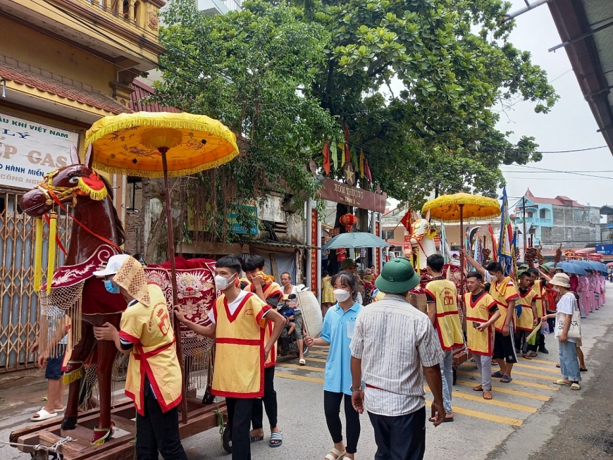 Xã Hương Ngải đón bằng xã nông thôn mới nâng cao và tổ chức lễ hội truyền thống năm 2022