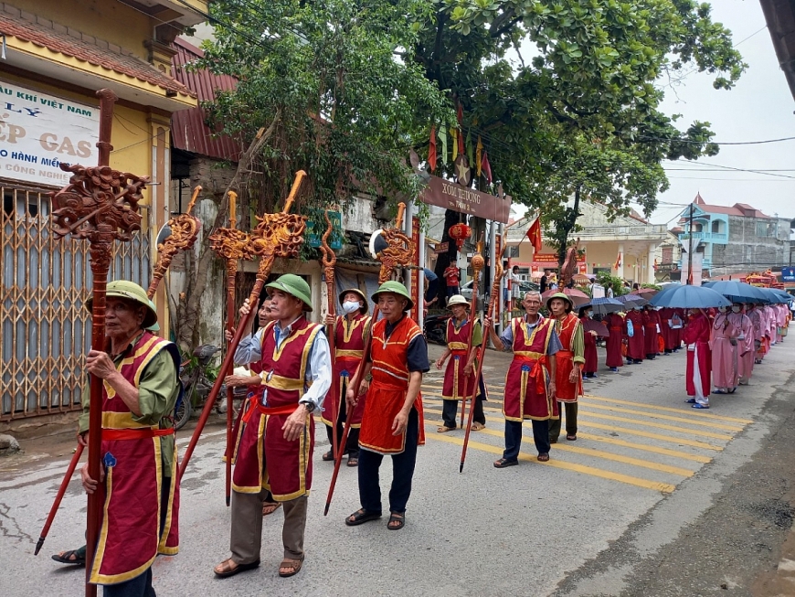 Xã Hương Ngải đón bằng xã nông thôn mới nâng cao và tổ chức lễ hội truyền thống năm 2022