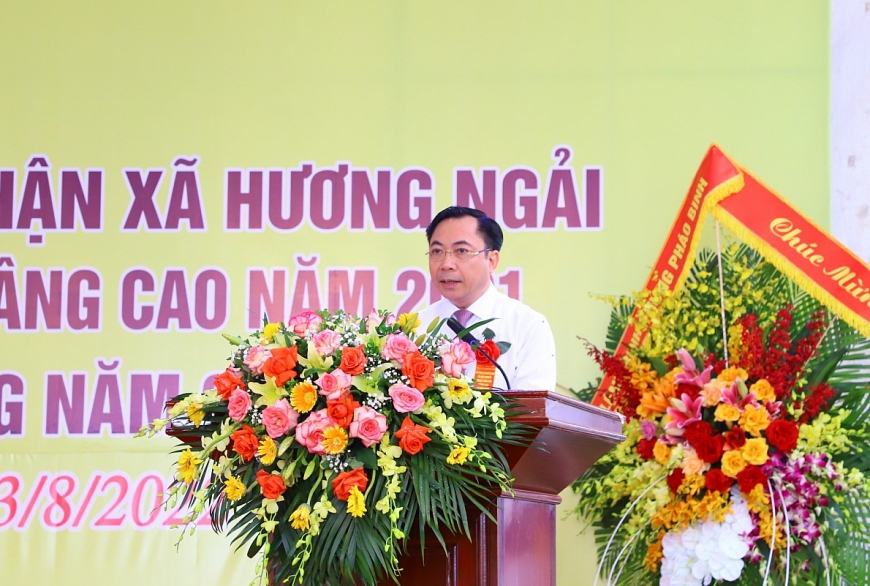 Xã Hương Ngải đón bằng xã nông thôn mới nâng cao và tổ chức lễ hội truyền thống năm 2022