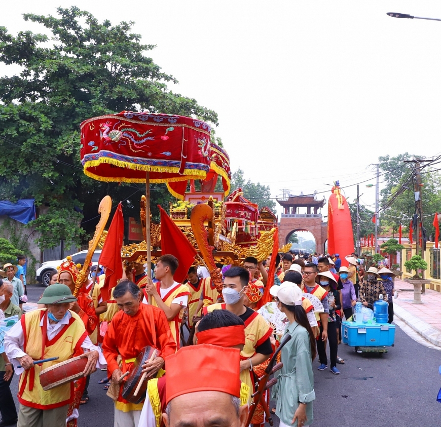 Xã Hương Ngải đón bằng xã nông thôn mới nâng cao và tổ chức lễ hội truyền thống năm 2022