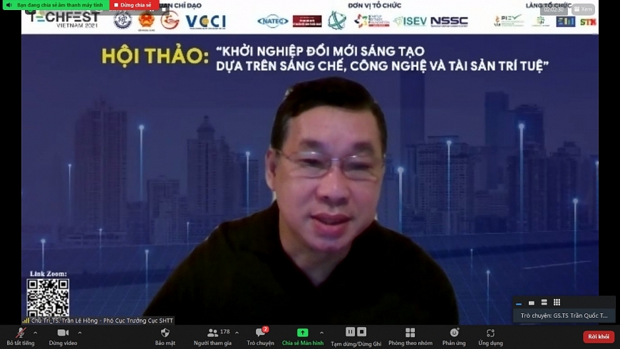 Tạo nền tảng khởi nghiệp đổi mới sáng tạo dựa trên sáng chế, công nghệ và tài sản trí tuệ