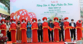 Khai mạc Tuần lễ nông sản và thực phẩm an toàn tỉnh Sơn La tại Hà Nội