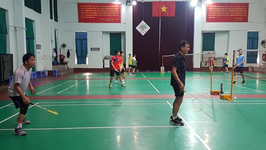 NCT luyện tập thể thao tại Trung tâm.