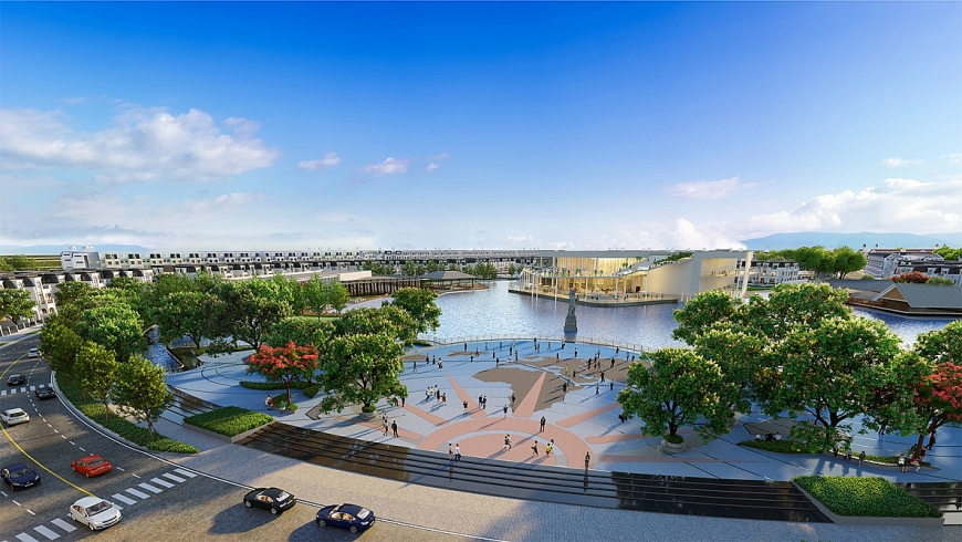 Shophouse Thịnh Vượng nằm gần công viên hồ trung tâm rộng 6ha – khu vực sầm uất nhất đại đô thị Hinode Royal Park
