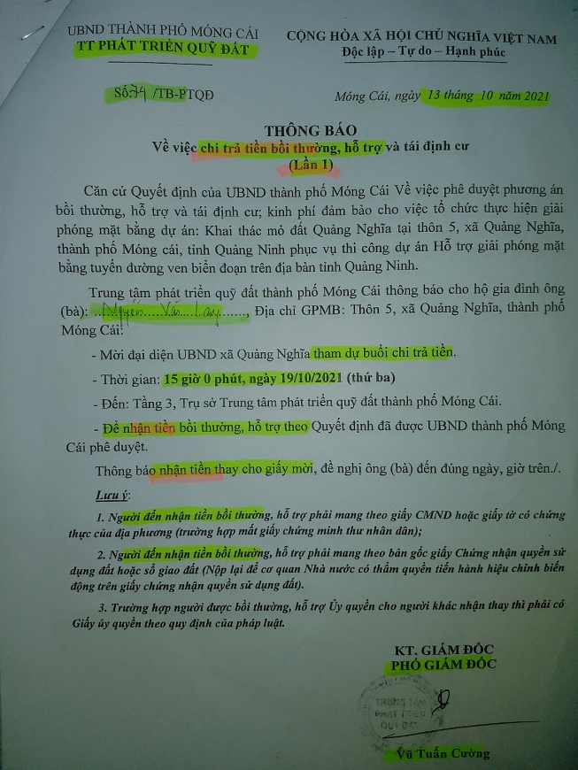 Không bồi thường, hỗ trợ xu nhưng mời bà con lặn lội hàng chục cây số để… nhận tiền. Thật không hiểu nổi!