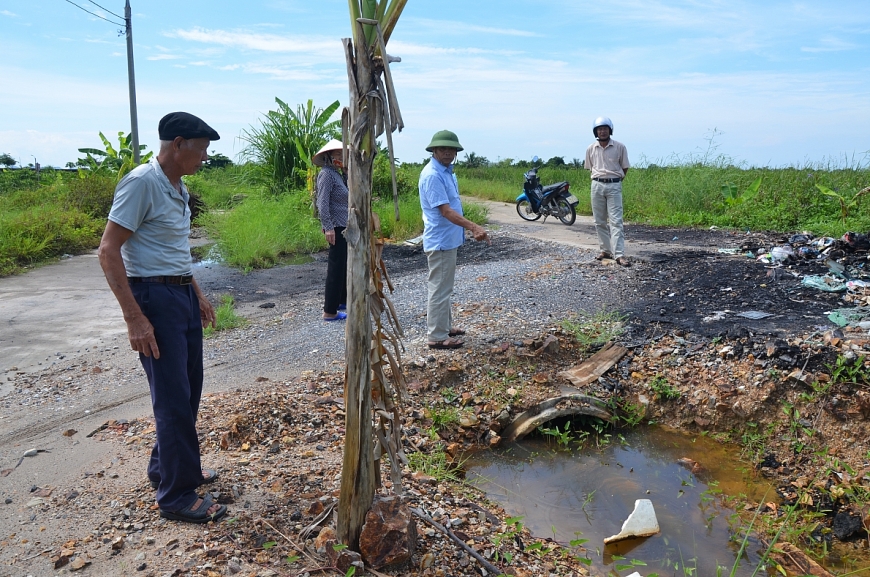 Cây cầu bê tông được ông Đào Văn Tạo quyết toán 280 triệu đồng.