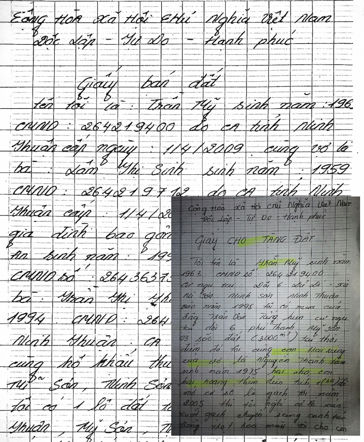 Ninh Thuận: Lấy lí do vu vơ để không cấp sổ đỏ cho dân (!)