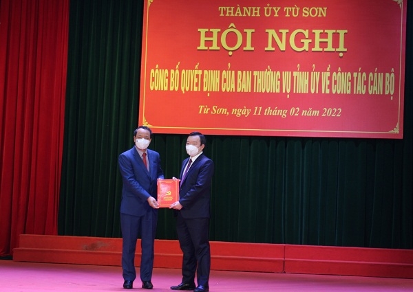 Thành phố Từ Sơn có tân Phó Bí thư Thành ủy