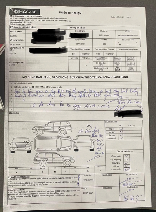 Quá nhiều lỗi nhưng không tìm ra, hãng xe Trung Quốc MG khiến khách Việt thất vọng