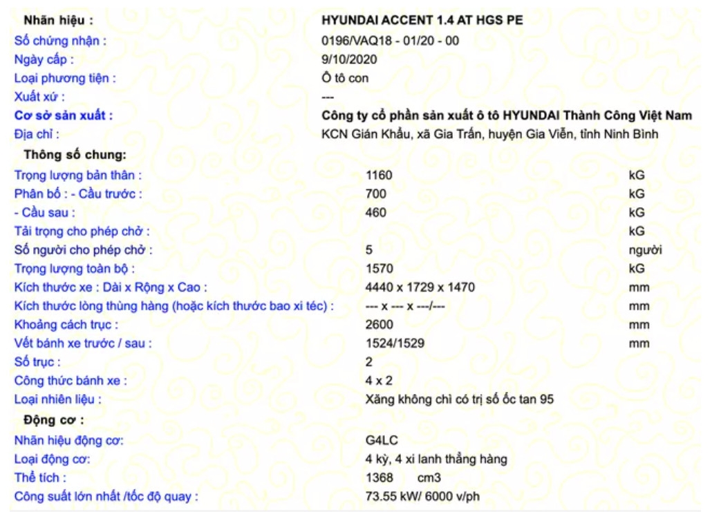 Hyundai Accent 2021 phiên bản nâng cấp 