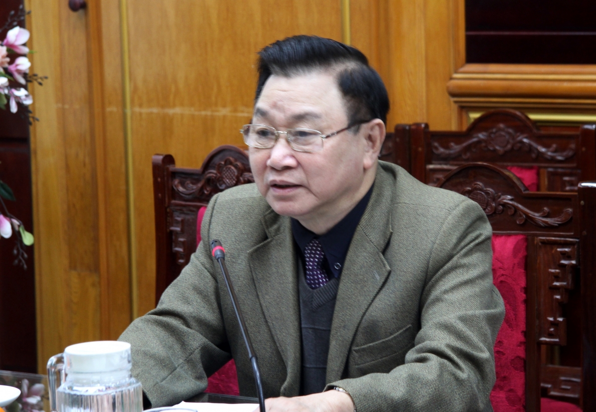 Ông Ngô Trọng Vịnh phát biểu