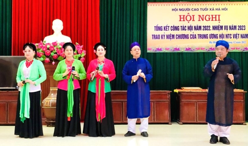 Tiết mục văn nghệ của NCT huyện Thường Tín