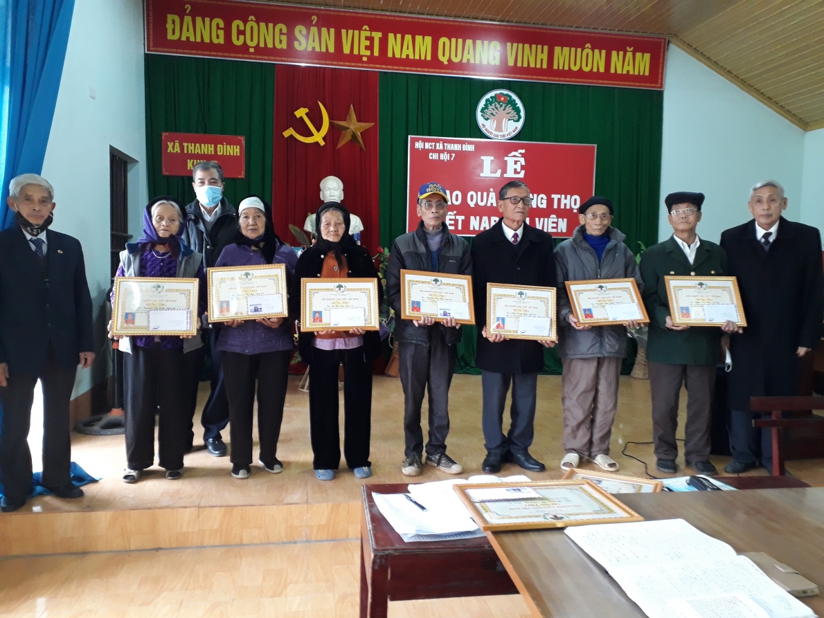 Mừng thọ NCT xã Thanh Đình, TP Việt Trì, tỉnh Phú Thọ