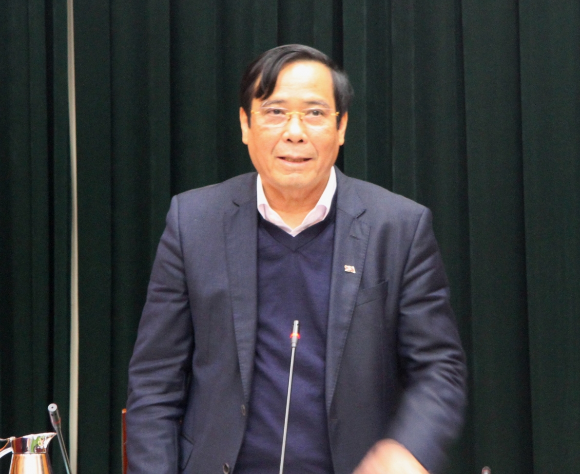 Chủ tịch Nguyễn Thanh Bình kết luận buổi làm việc