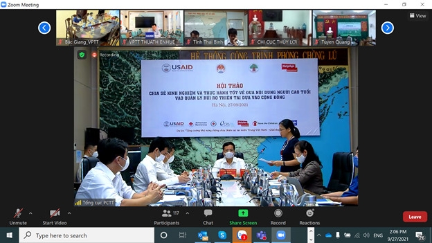 Bà Trần Bích Thủy, Giám đốc Tổ chức HAI tại Việt Nam phát biểu tại Hội thảo