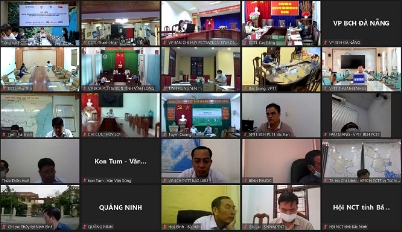 Hội thảo trực tuyến về đưa NCT vào phòng chống rủi ro thiên tai dựa vào cộng đồng năm 2021