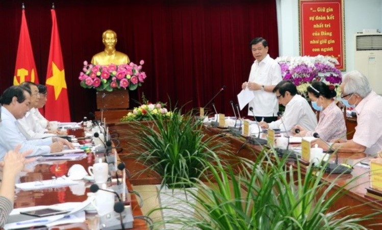 Bí thư Tỉnh ủy tỉnh Đồng Nai Nguyễn Hồng Lĩnh chủ trì buổi làm việc