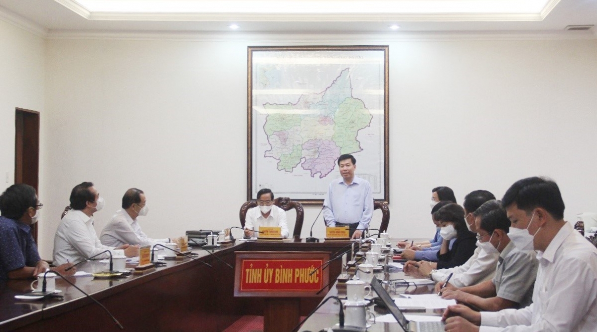 Trung ương Hội Người cao tuổi Việt Nam làm việc tại Bình Phước