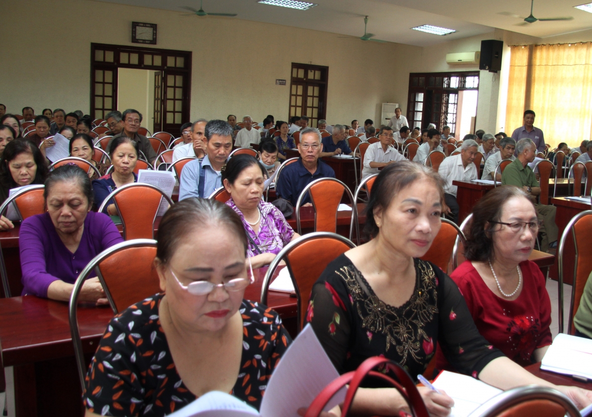 Tập huấn công tác Hội Người cao tuổi huyện Thanh Trì