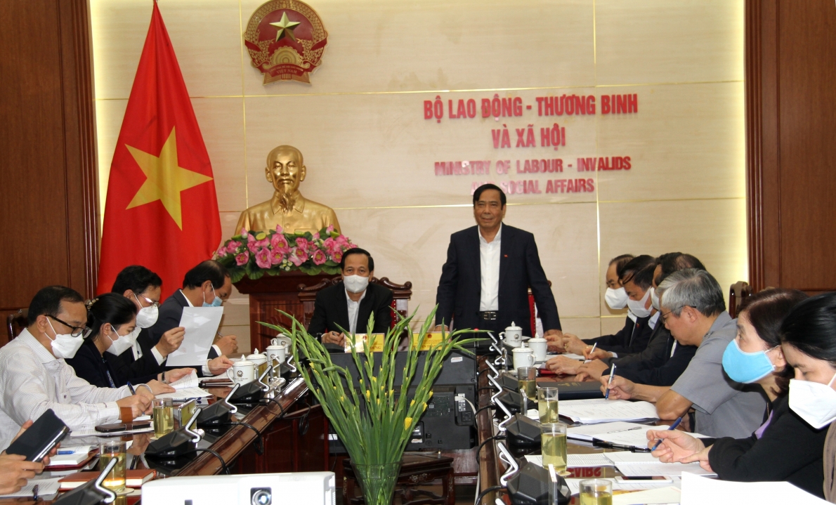 Lãnh đạo Trung ương Hội NCT Việt Nam làm việc với Bộ Lao động - Thương binh và Xã hội