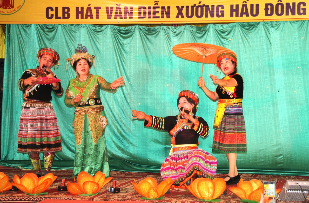 Một tiết mục văn nghệ của Trung tâm Văn hóa NCT Việt Nam