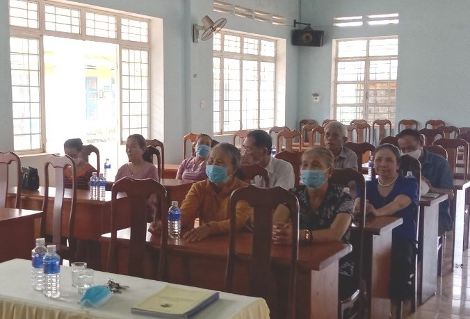 Các đại biểu tham dự lớp tập huấn ở huyện Đức Cơ, tỉnh Gia Lai