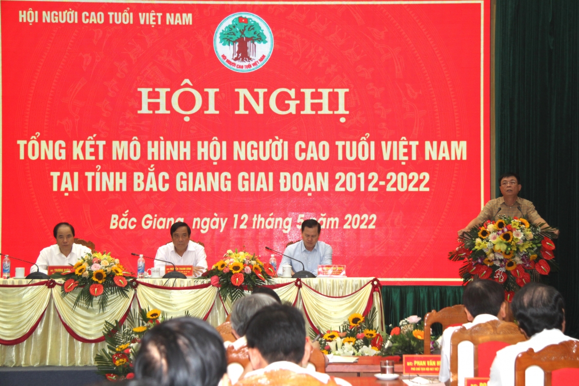 Hội nghị tổng kết mô hình Hội NCT tại tỉnh Bắc Giang