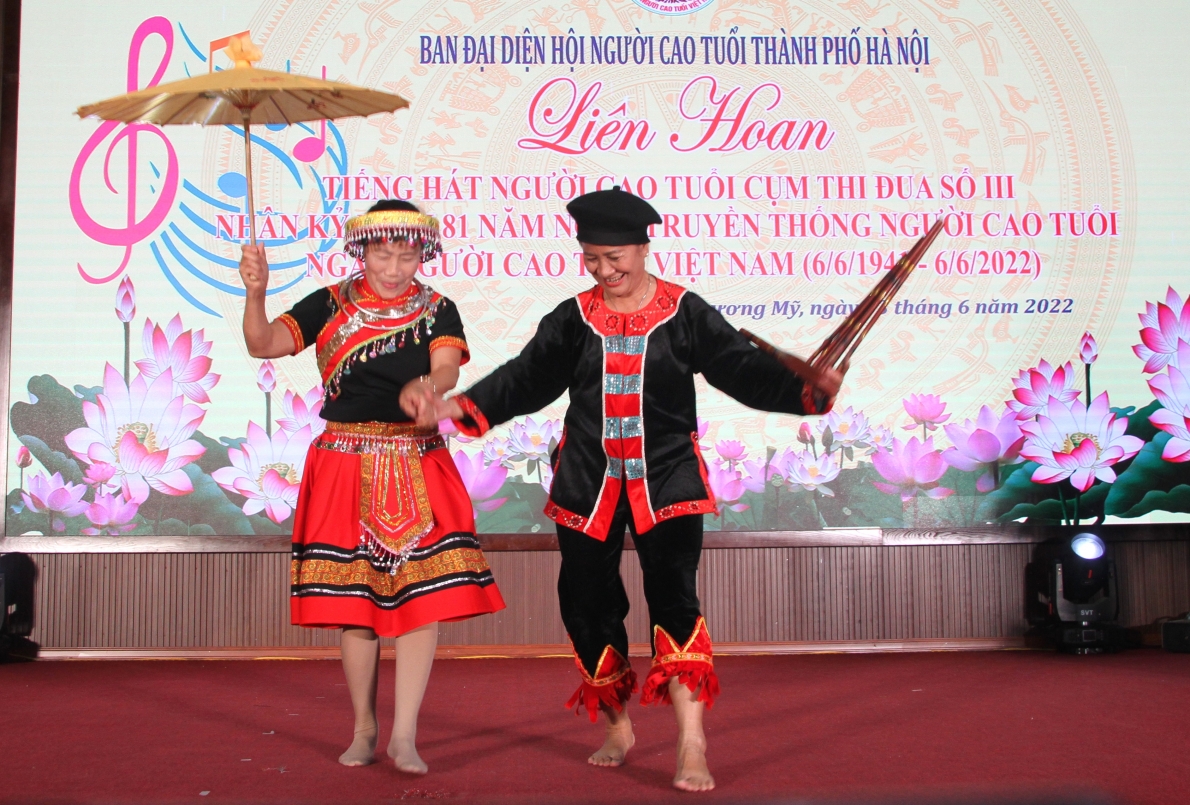 Một số tiết mục tại Liên hoan tiếng hát NCT Thủ đô chào mừng kỉ niệm 81 năm Ngày truyền thống NCT Việt Nam