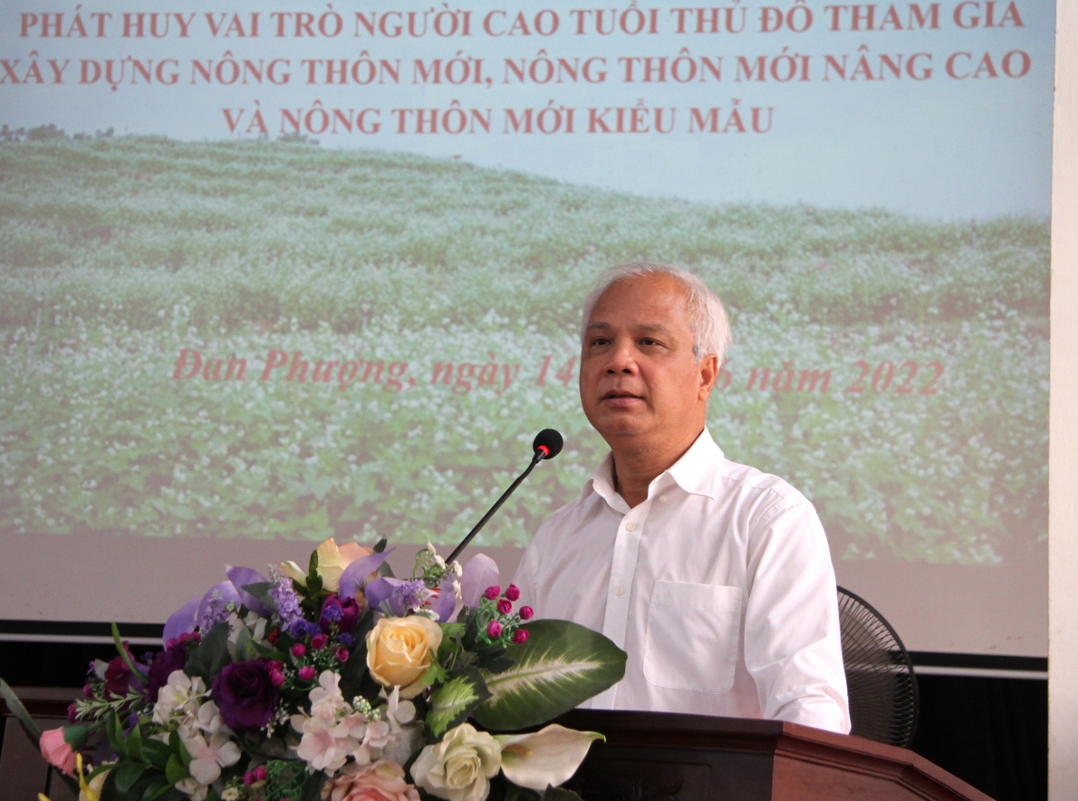 Ông Nguyễn Thế Toàn phát biểu