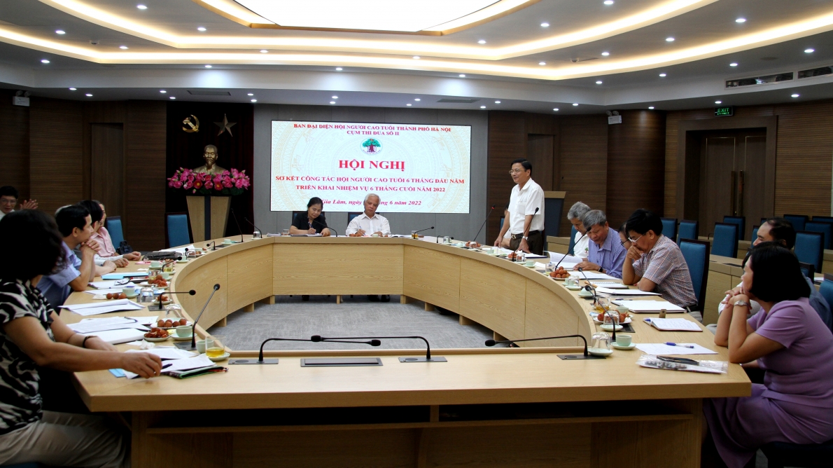 Quang cảnh Hội nghị giao ban tại Cụm thi đua số 2