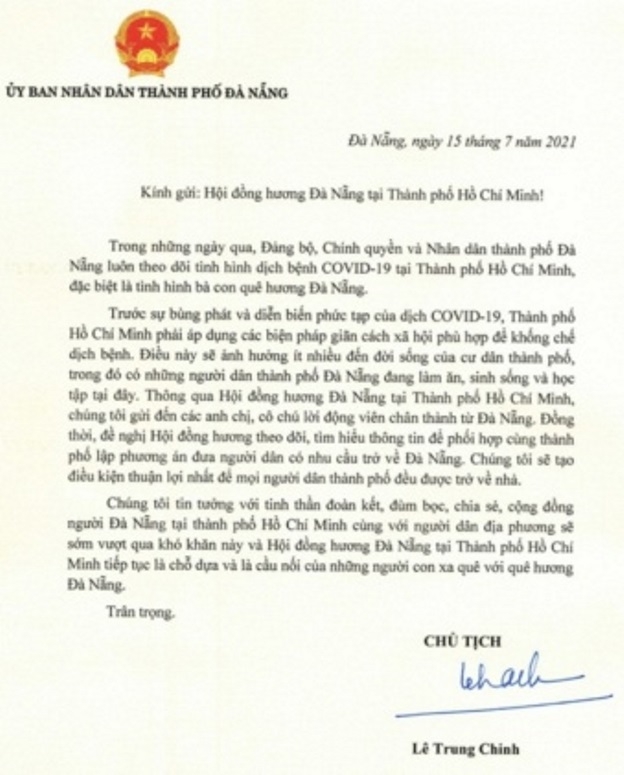 Quảng Nam, Đà Nẵng tiếp sức với TP Hồ Chí Minh