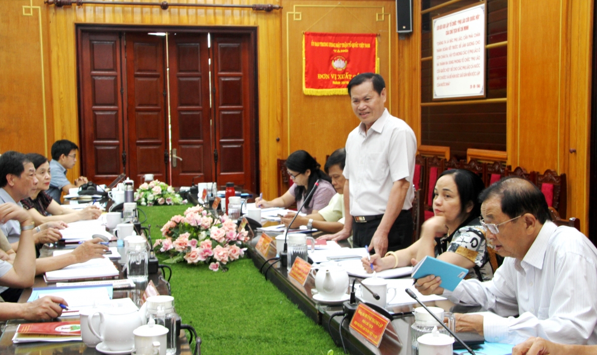 Ông Dương Văn Trọng, Chủ tịch Hội NCT tỉnh Bắc Giang phát biểu