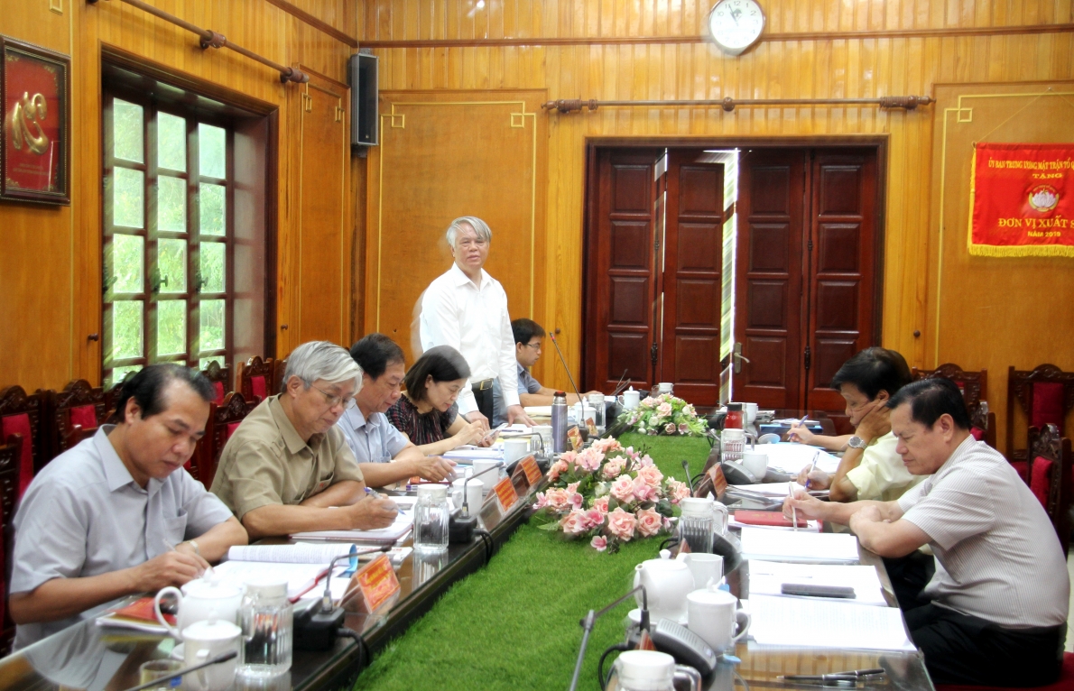 Ông Lê Quang, Tổng Biên tập Tạp chí Người cao tuổi phát biểu