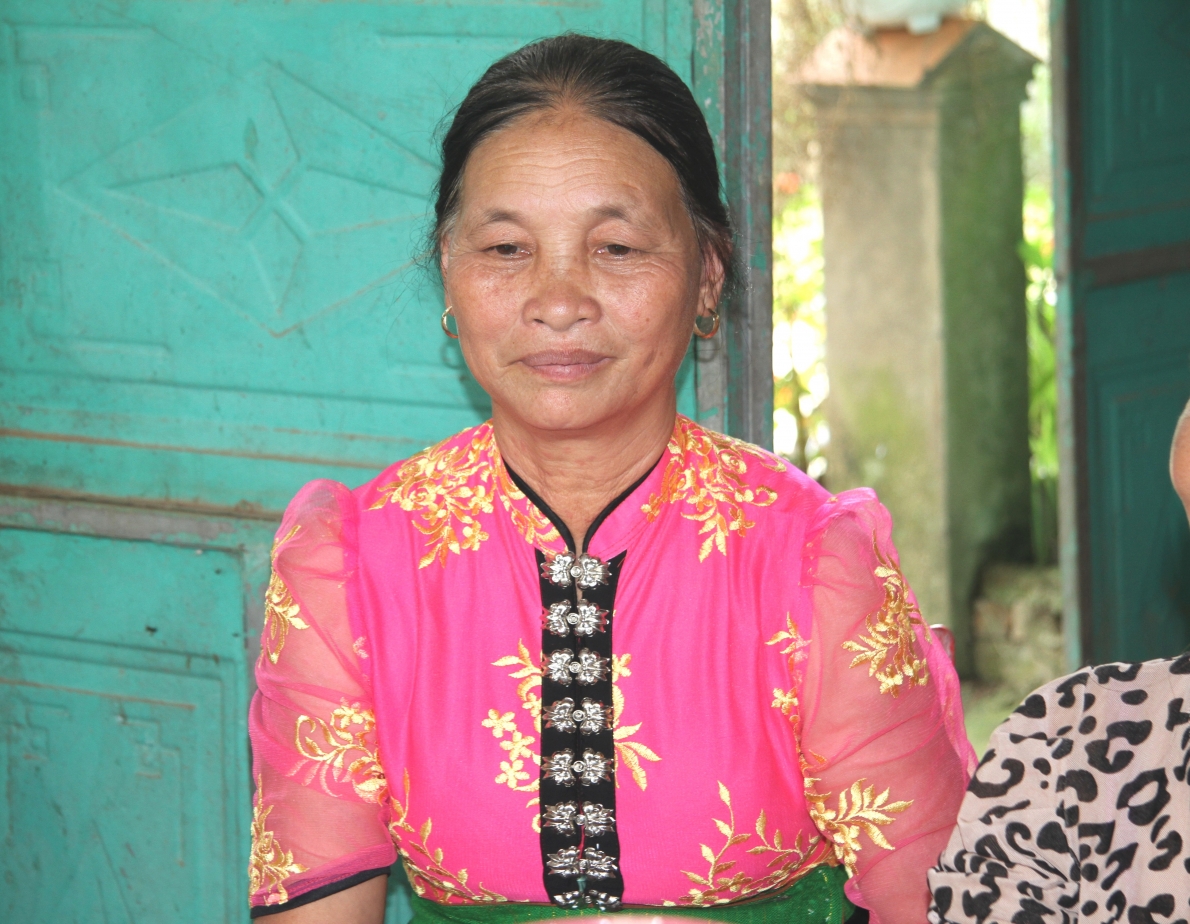 Chi hội trưởng NCT bản Tân Ca Lò Thị Viên