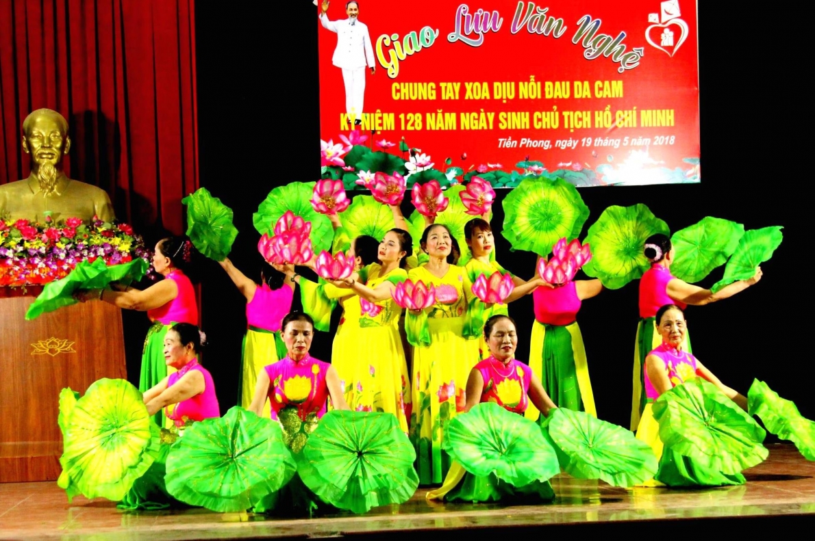 Biểu diễn quyên gióp ủng hộ nạn nhân chất độc da cam/điôxin