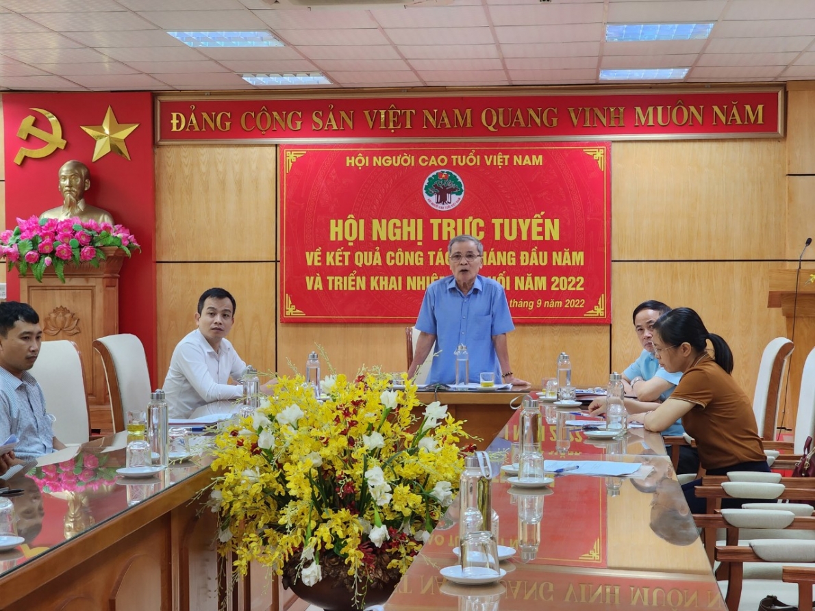 Quang cảnh Hội nghị trực tuyến tại điểm cầu tỉnh Bắc Giang
