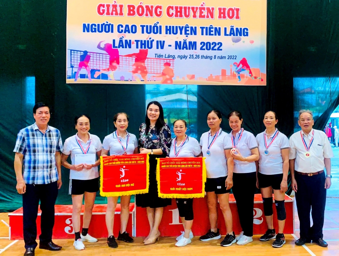 Giải bóng chuyền hơi NCT huyện Tiên Lãng, TP Hải Phòng năm 2022
