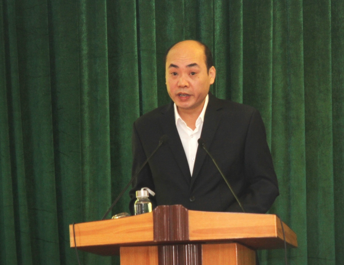 Ông Nguyễn Việt Phương phát biểu