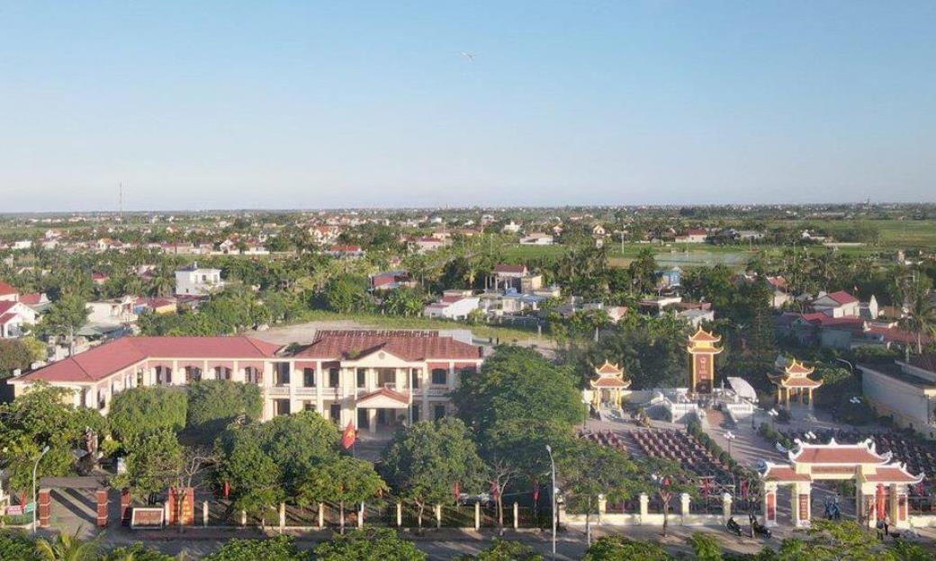 Bộ mặt nông thôn mới ở xã Kiến Thiết đang ngày càng khởi sắc