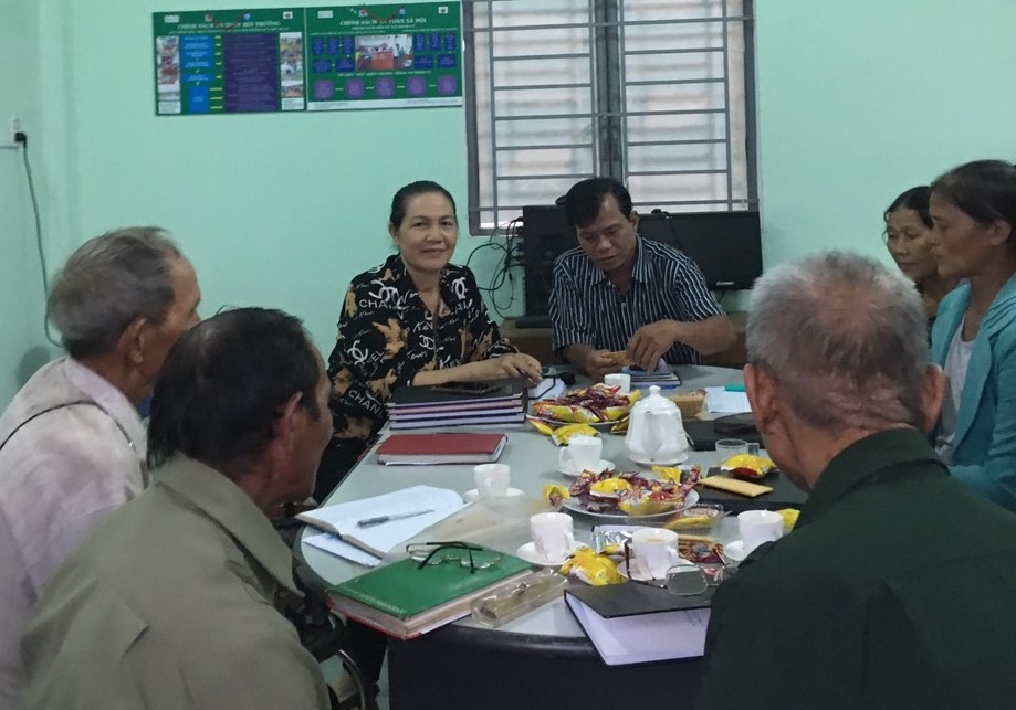 Hội NCT huyện tuyên truyền cho cán bộ NCT xã Lơ Ku về phong trào “Toàn dân bảo vệ an ninh Tổ quốc”