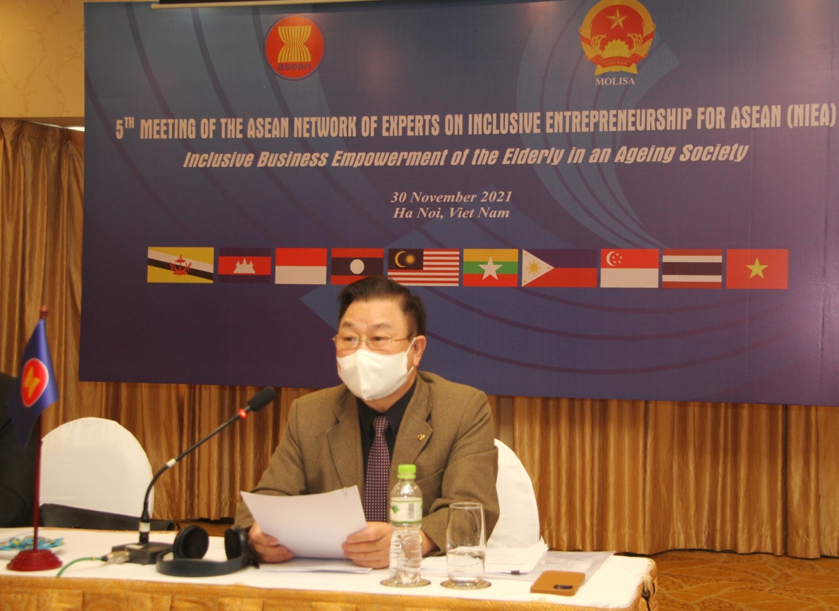 Phó Chủ tịch Thường trực Trung ương Hội Ngô Trọng Vịnh phát biểu khai mạc Hội nghị