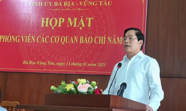 1.	Ông Phạm Viết Thanh, Ủy viên Trung ương Đảng, Bí thư Tỉnh ủy tỉnh Bà Rịa – Vũng tàu phát biểu tại buổi họp mặt